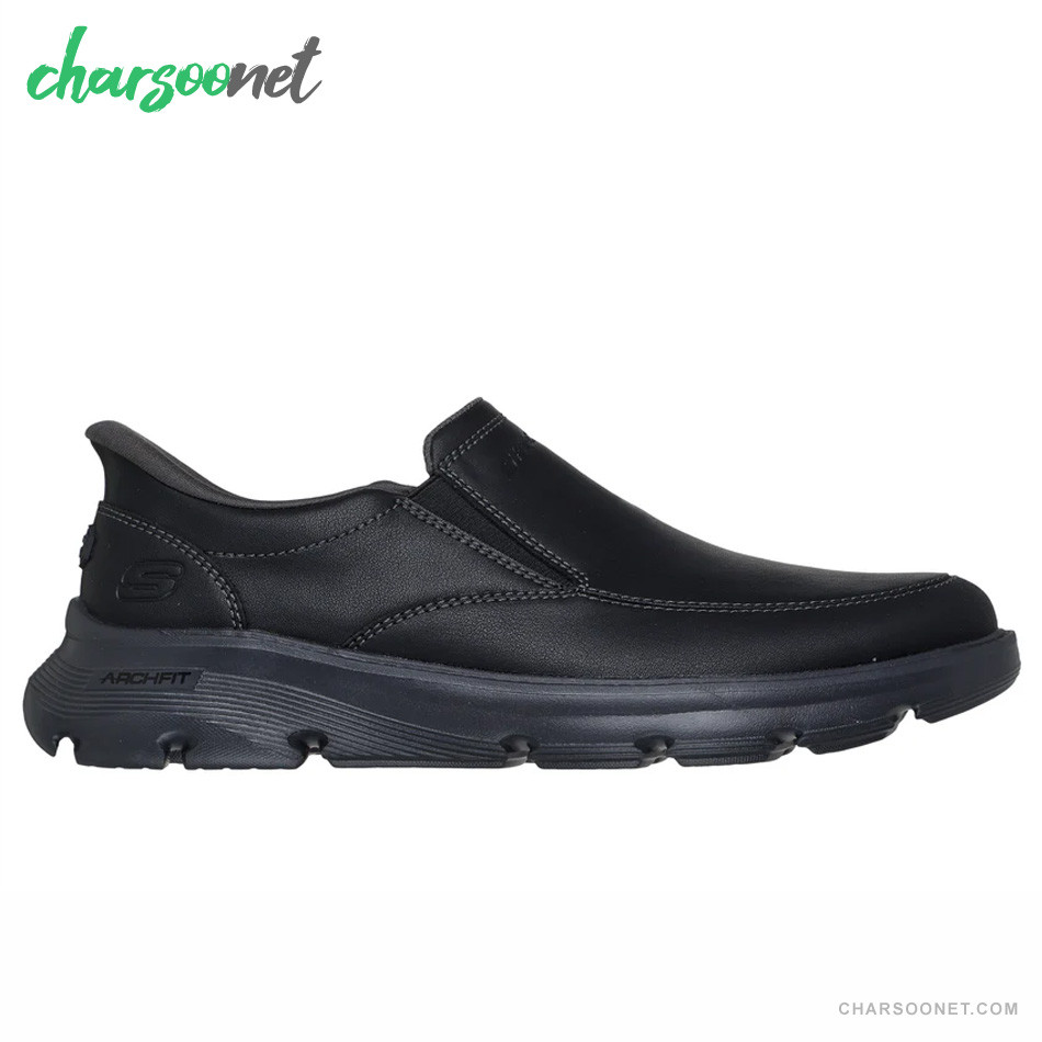 کفش چرمی مردانه اسکچرز  SKECHERS SLIP-INS