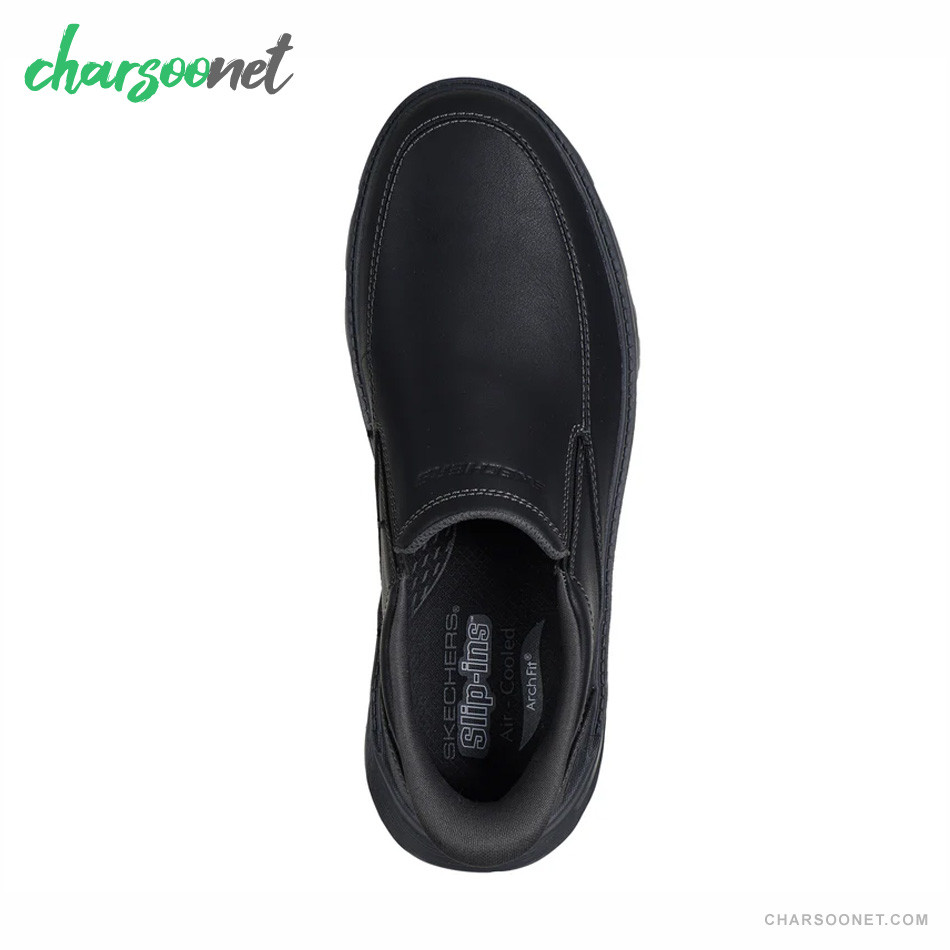 کفش چرمی مردانه اسکچرز  SKECHERS SLIP-INS