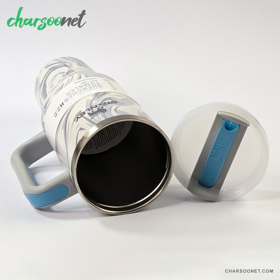 ماگ استنلی Quencher H2.0 Tumbler طرح ماربل ظرفیت 1.18 لیتر