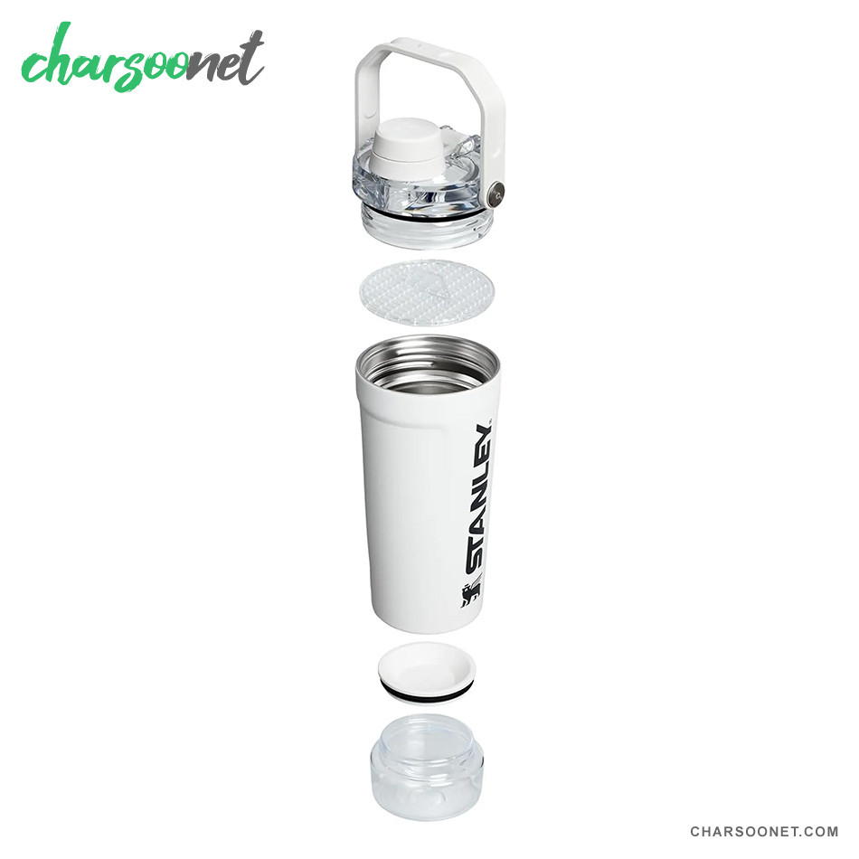 شیکر استنلی اکتیویت 591 میلی لیتری Stanley Activate  Shaker Bottle سفید