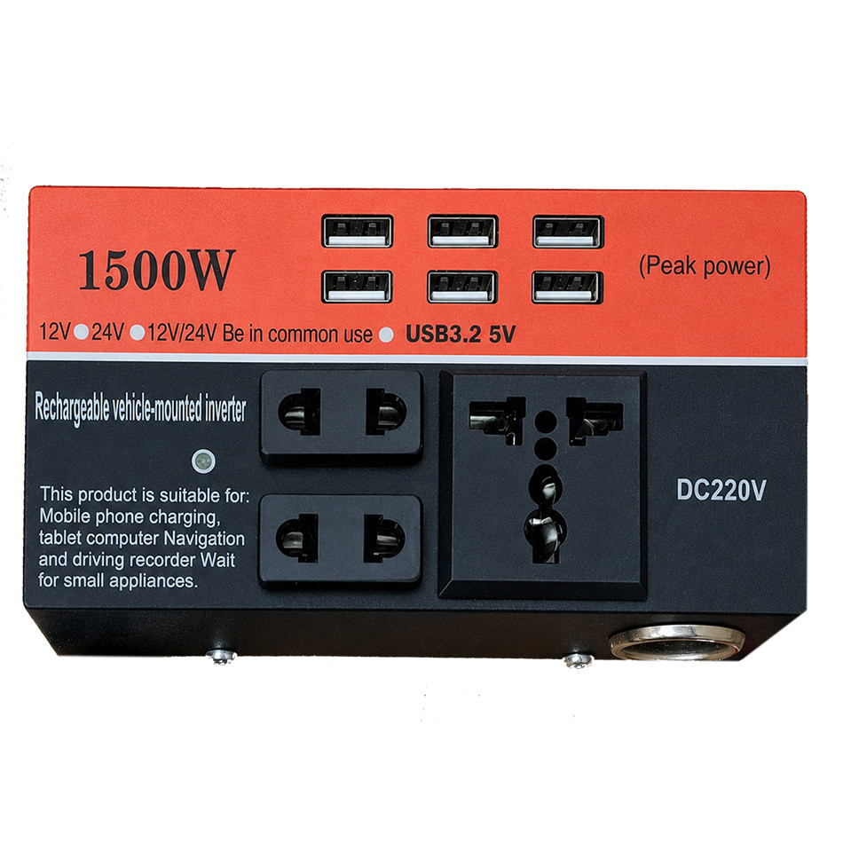 اینورتر فندکی خودرو 1500وات Vehicle Charging Inverter 1500W