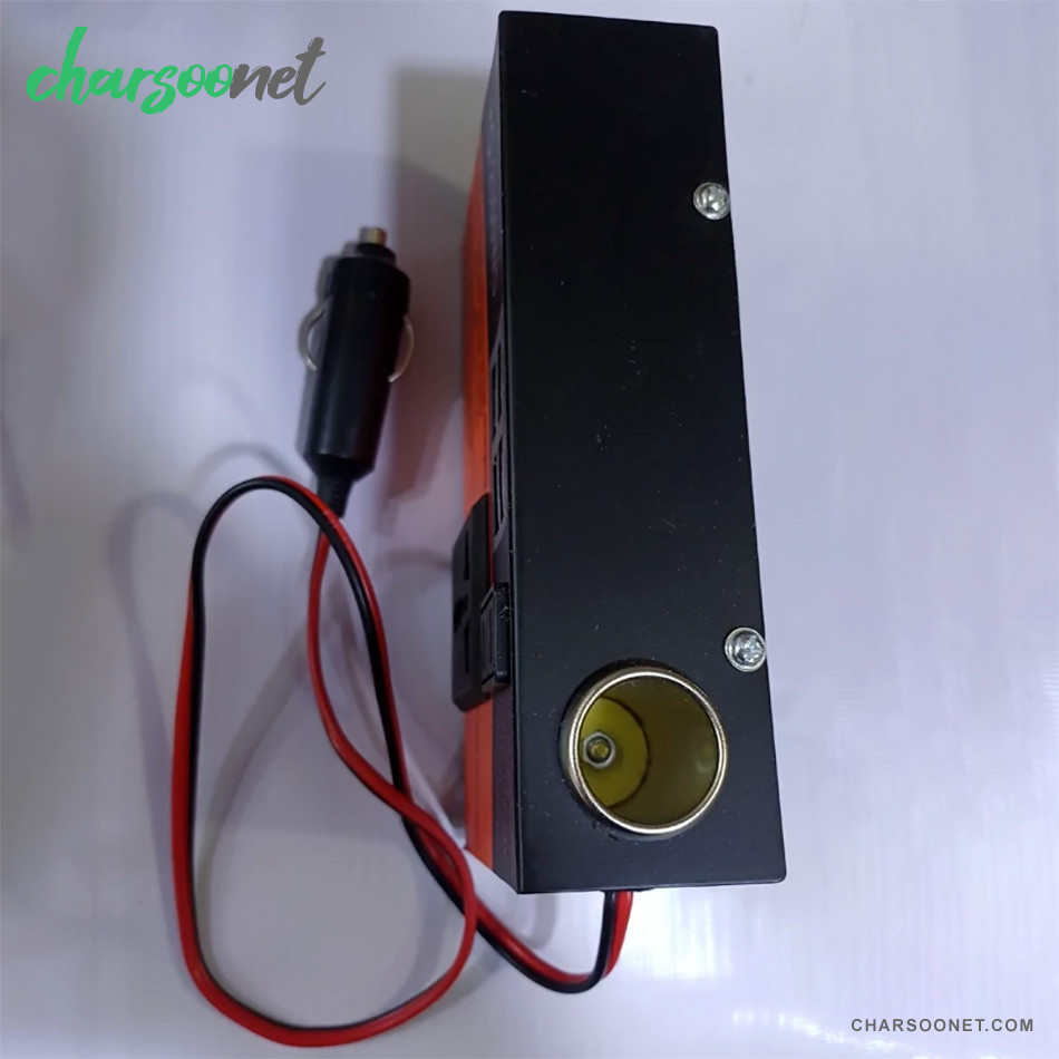 اینورتر فندکی خودرو 1500وات Vehicle Charging Inverter 1500W
