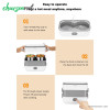 لانچ باکس برقی ۲ لیتری دوطبقه 200وات Cooking Lunch Box 4 liner