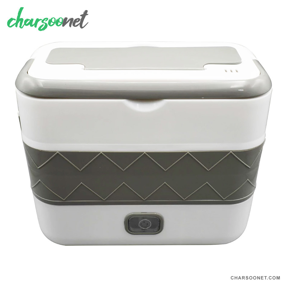 لانچ باکس برقی ۲ لیتری دوطبقه 200وات Cooking Lunch Box 4 liner