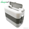 لانچ باکس برقی ۲ لیتری دوطبقه 200وات Cooking Lunch Box 4 liner