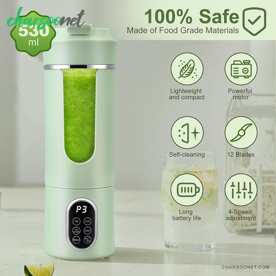 مخلوط کن شارژی قابل حمل مدل HS-889
