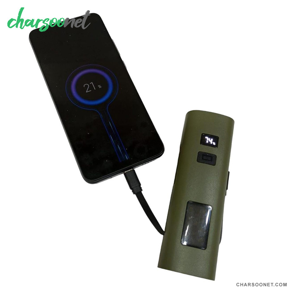 چراغ قوه ی دوچرخه پاورباک دار 6 حالته مدل Z-818