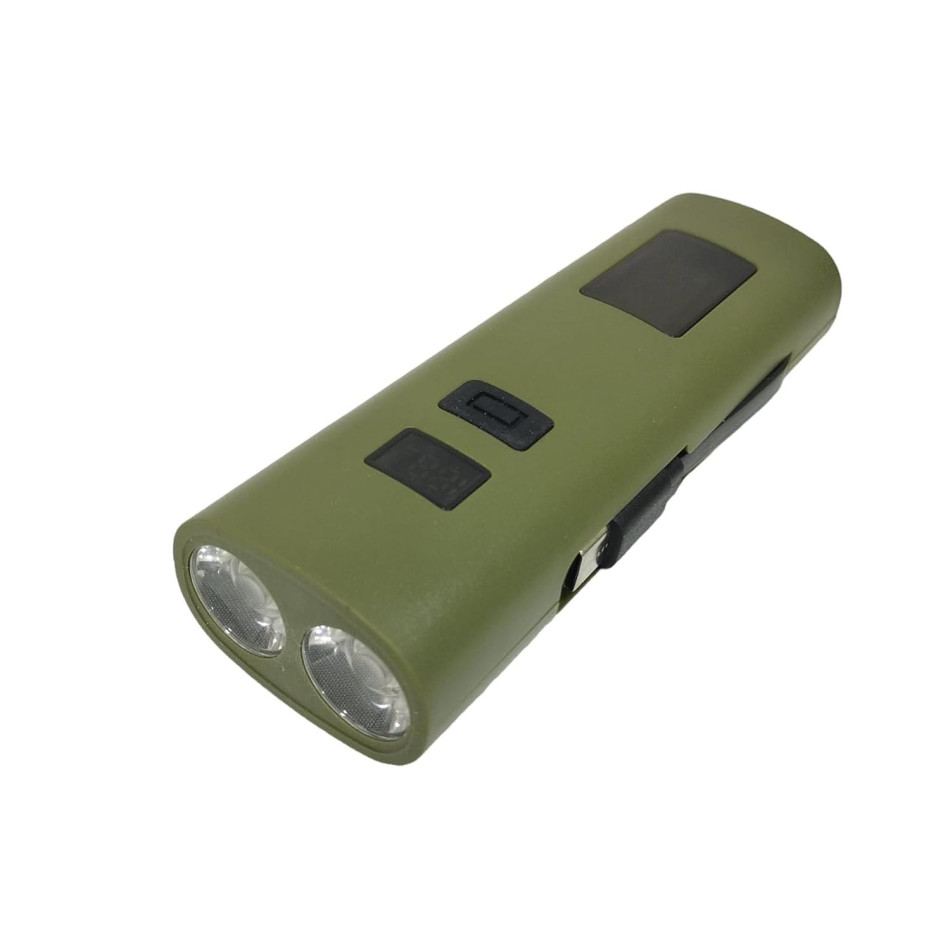 چراغ قوه ی دوچرخه پاورباک دار 6 حالته مدل Z-818