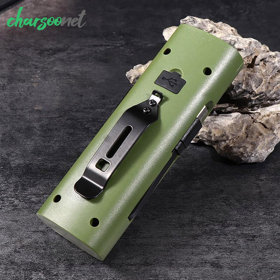 چراغ قوه ی دوچرخه پاورباک دار 6 حالته مدل Z-818
