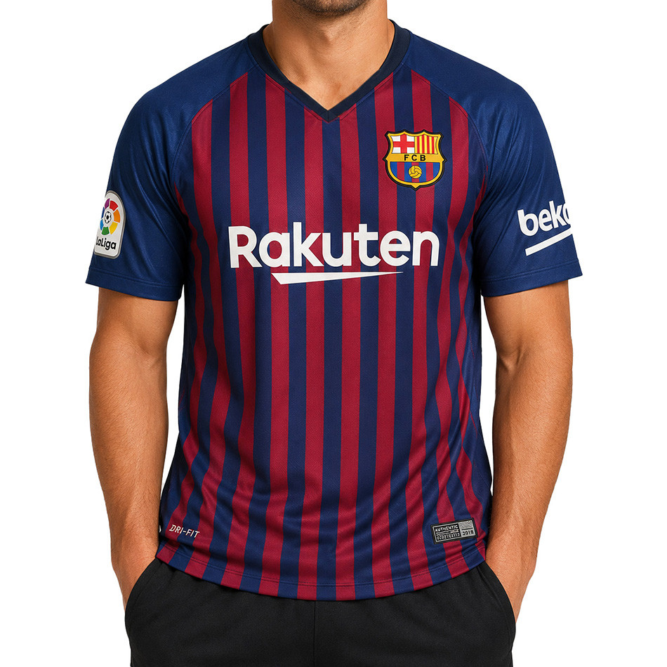 پیراهن هواداری FC Barcelona طرح Rakuten وارداتی