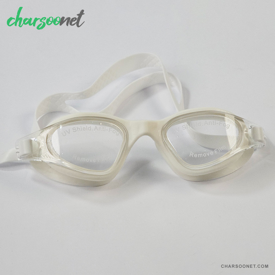 عینک شنا ضد بخار مدل BL3005 با محافظ UV و بند سیلیکونی نرم