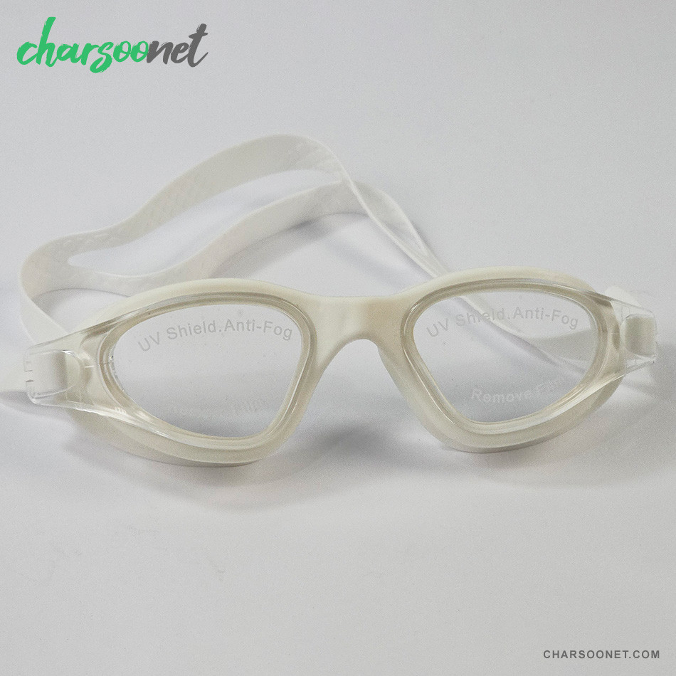 عینک شنا ضد بخار مدل BL3005 با محافظ UV و بند سیلیکونی نرم