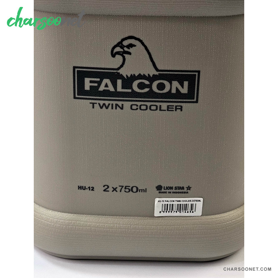 قمقمه دوقلو فالکون Falcon HU-12 ظرفیت 2×750 میلی‌لیتر
