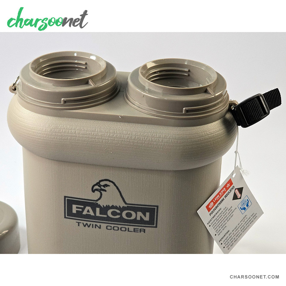 قمقمه دوقلو فالکون Falcon HU-12 ظرفیت 2×750 میلی‌لیتر