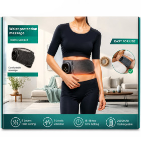 خرید ماساژور کمر شارژی FZ-102 گرمایشی 10 وات با 9 حالت ویبره