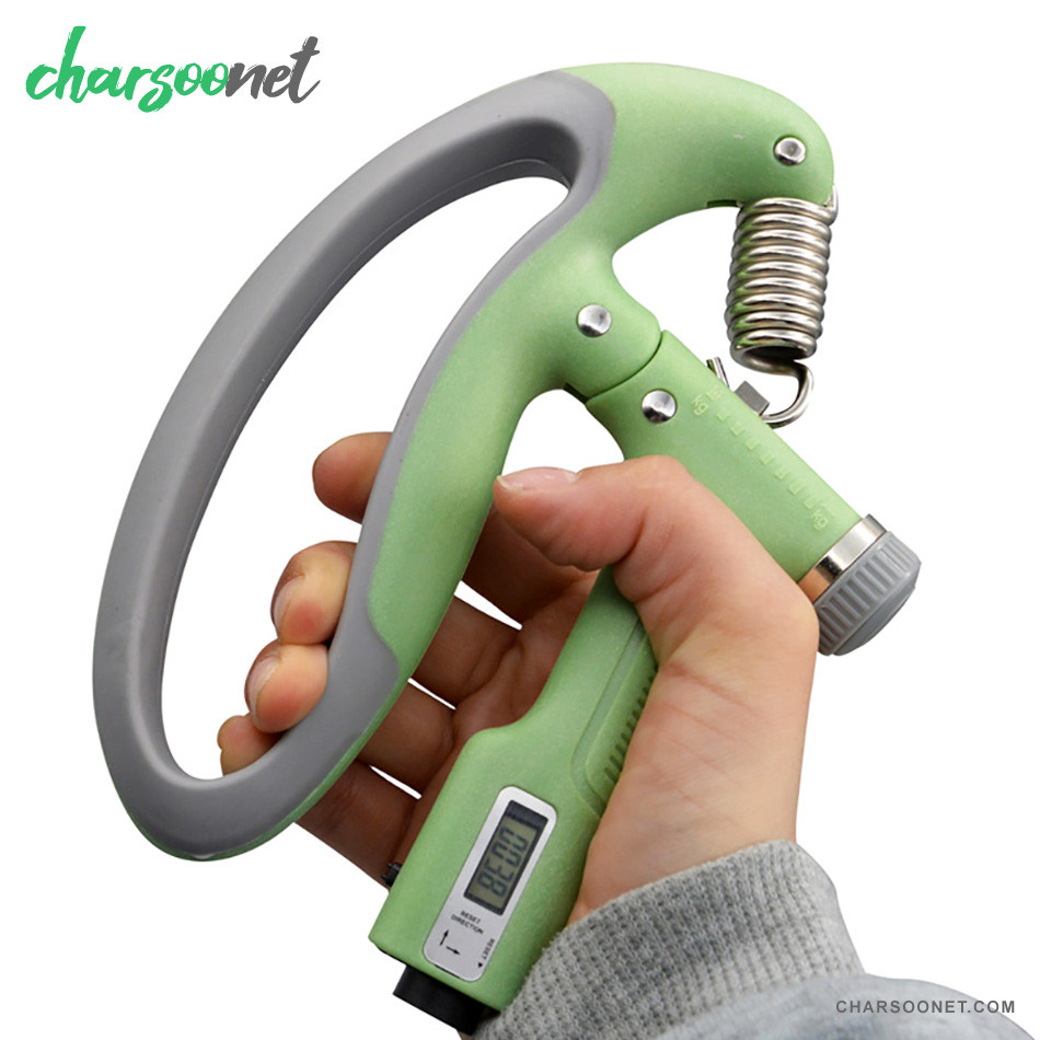 فنر تقویت مچ Hand Grip شماره انداز دیجیتال 10 تا 100 کیلوگرم اصل