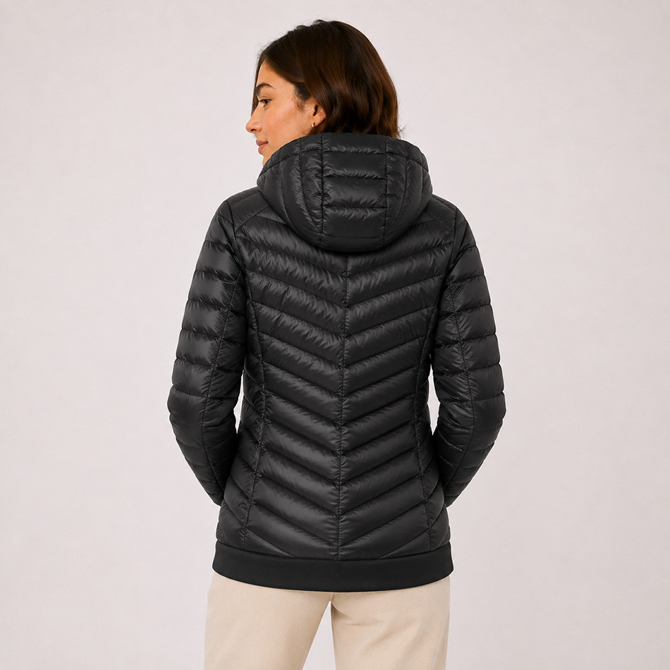 کاپشن پر سالومون زنانه مدل Salomon Outline Down Hoodie Black