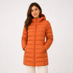 کاپشن زنانه تام تایلور TOM TAILOR Winter coat amber orange