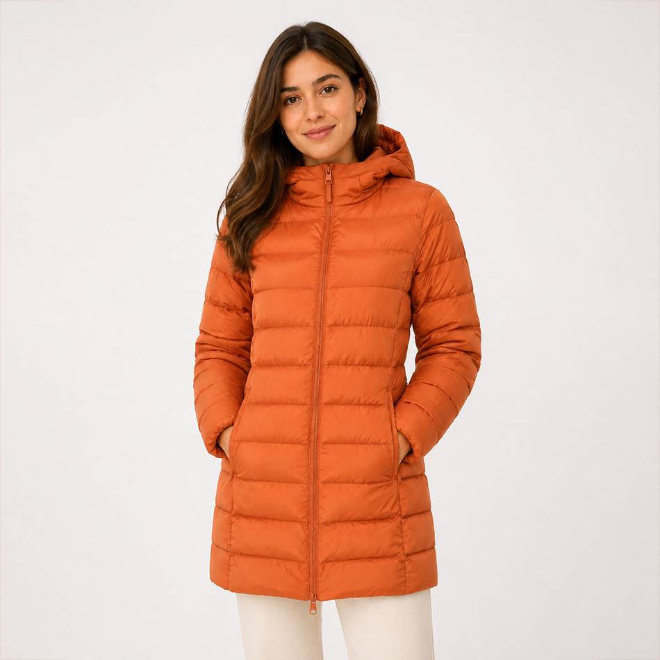 کاپشن زنانه تام تایلور TOM TAILOR Winter coat amber orange