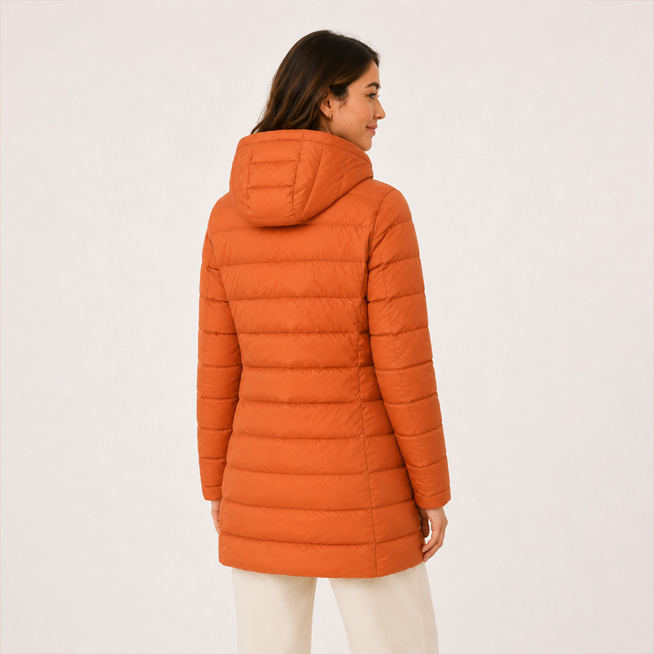 کاپشن زنانه تام تایلور TOM TAILOR Winter coat amber orange
