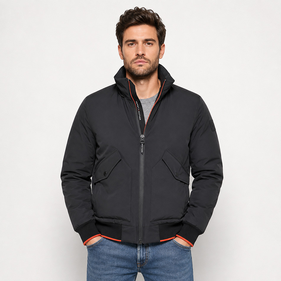 کاپشن کلاهدار مردانه تامی هیلفیگر Tommy Hilfiger Flex Stretch Performance Bomber