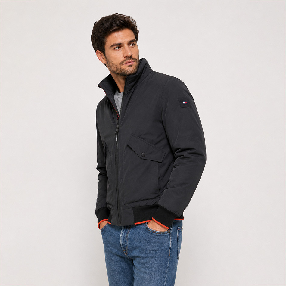 کاپشن کلاهدار مردانه تامی هیلفیگر Tommy Hilfiger Flex Stretch Performance Bomber
