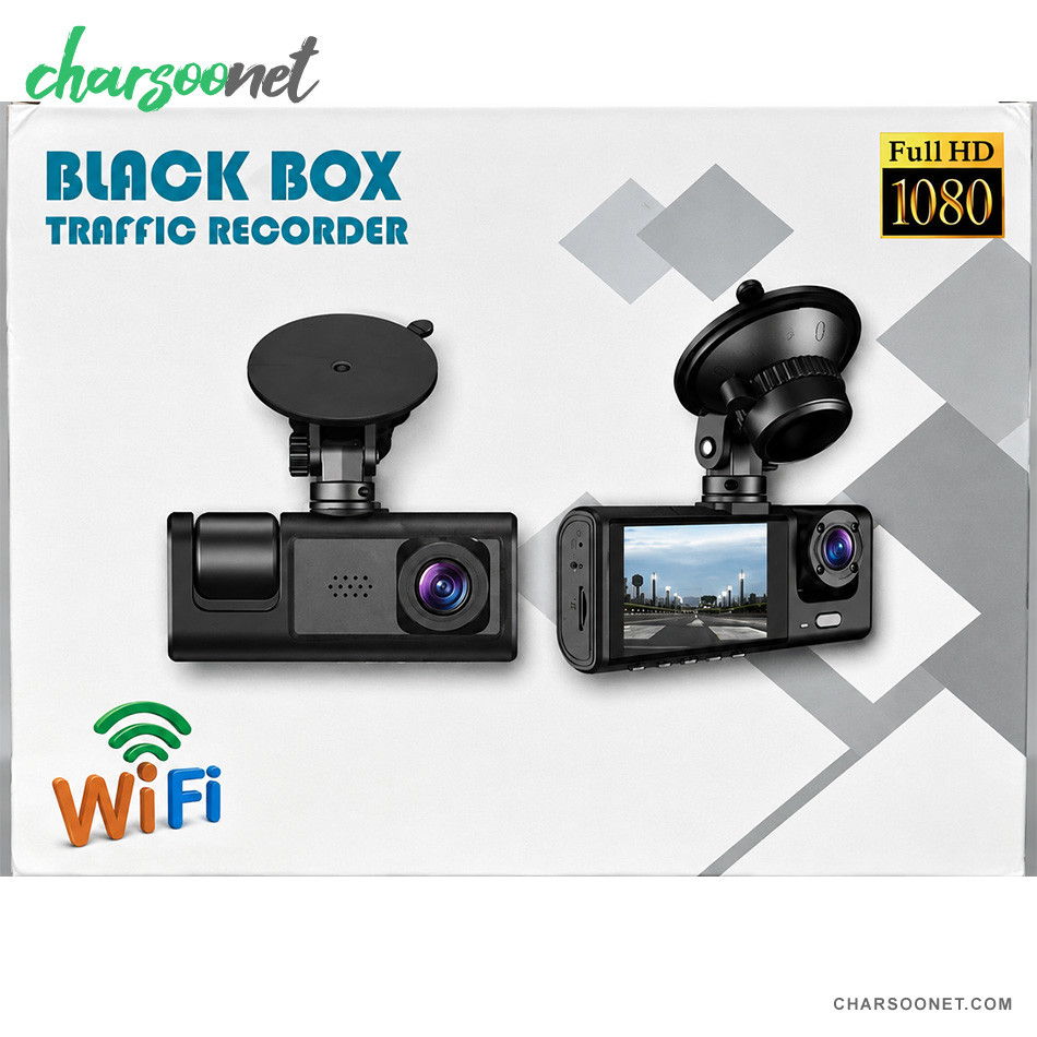 دوربین ثبت وقایع خودرو Black Box دو کاناله Full HD 1080P