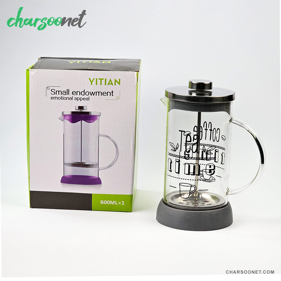 فرنچ پرس 600 میلی لیتری شیشه ای Small Endowment