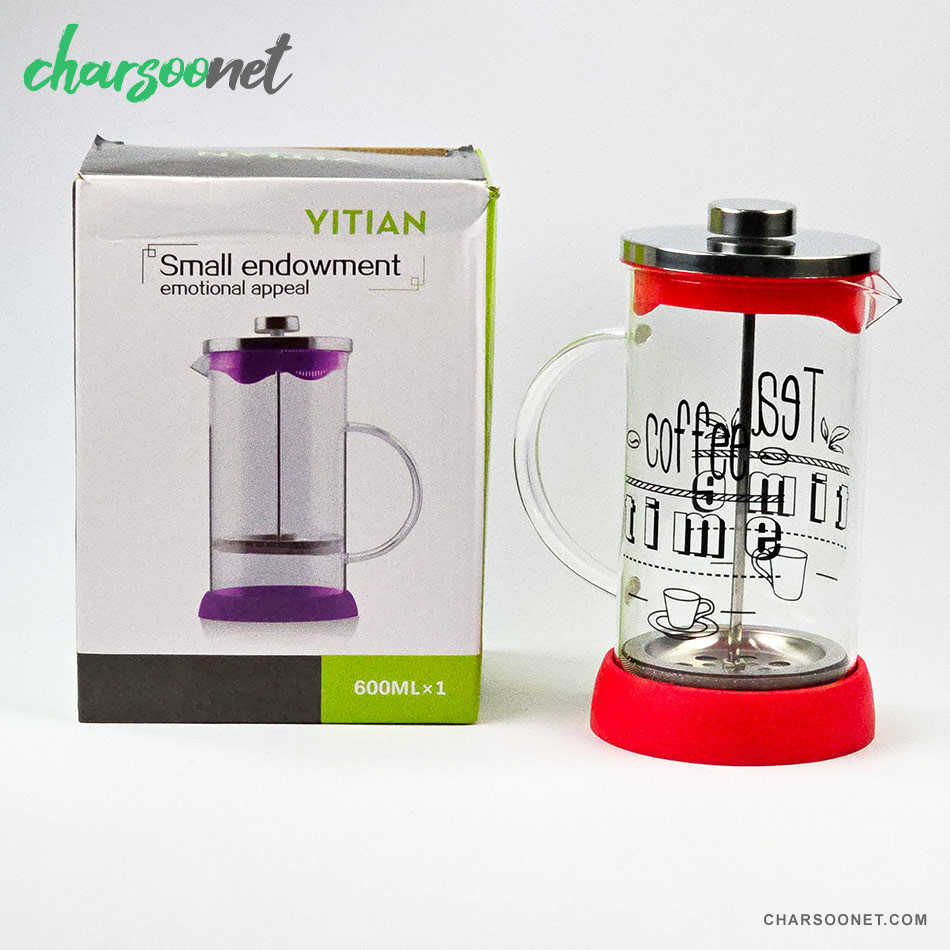 فرنچ پرس 600 میلی لیتری شیشه ای Small Endowment
