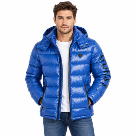 کاپشن مردانه گِس GUESS Hooded Puffer Coat Winter Jacket