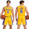 ست رکابی و شلوارک بسکتبال لیکرز Lakers وارداتی