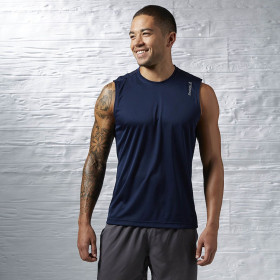 تاپ پسرانه ریبوک Reebok Running Essentials Sleeveless Tank
