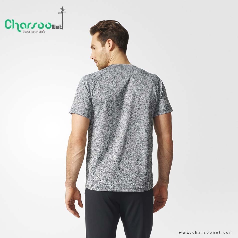 تیشرت اسپرت مردانه adidas D2M Heathered Tee