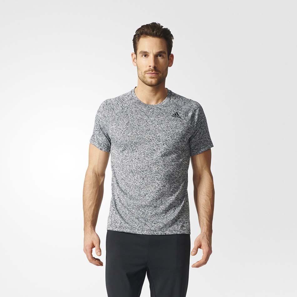 تیشرت اسپرت مردانه adidas D2M Heathered Tee
