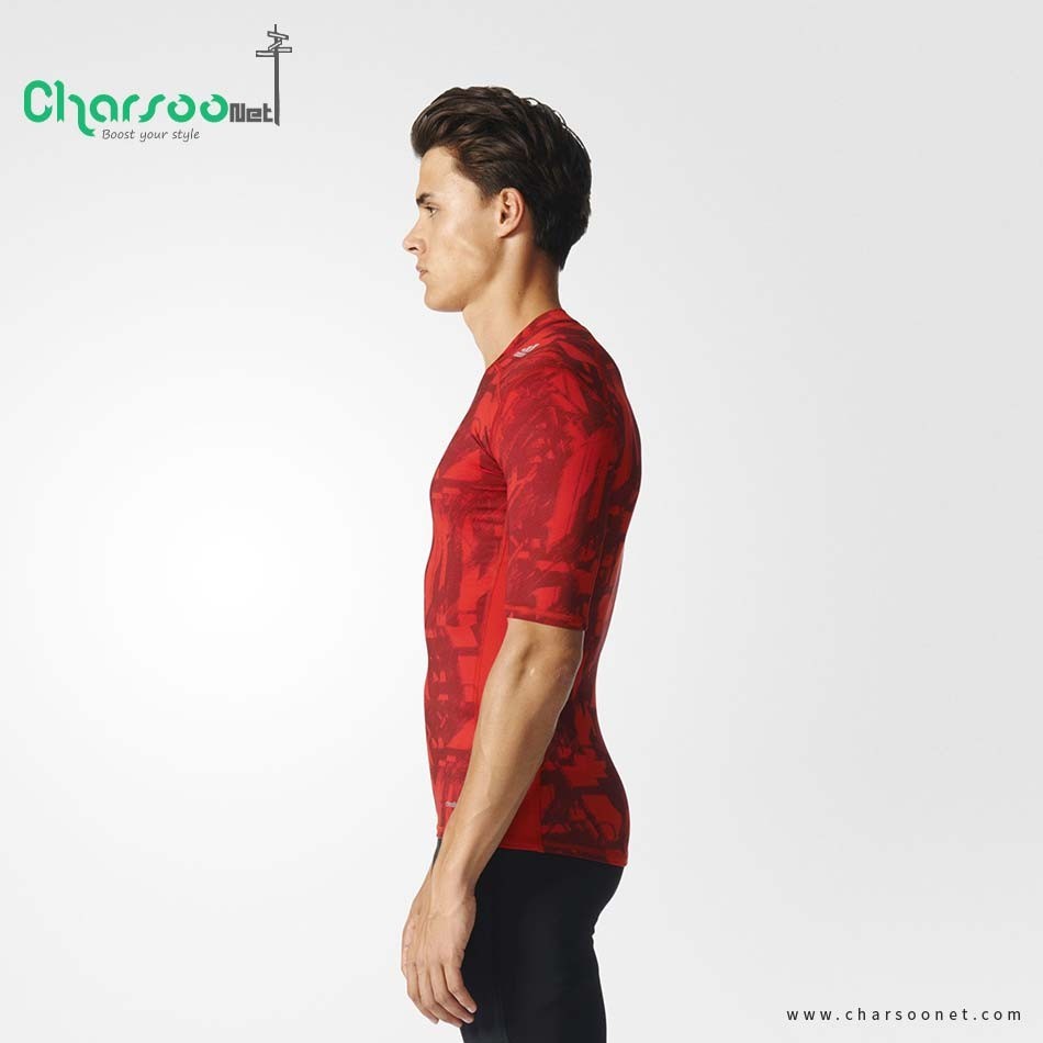 تیشرت ورزشی جذب adidas Techfit Base Graphic Tee