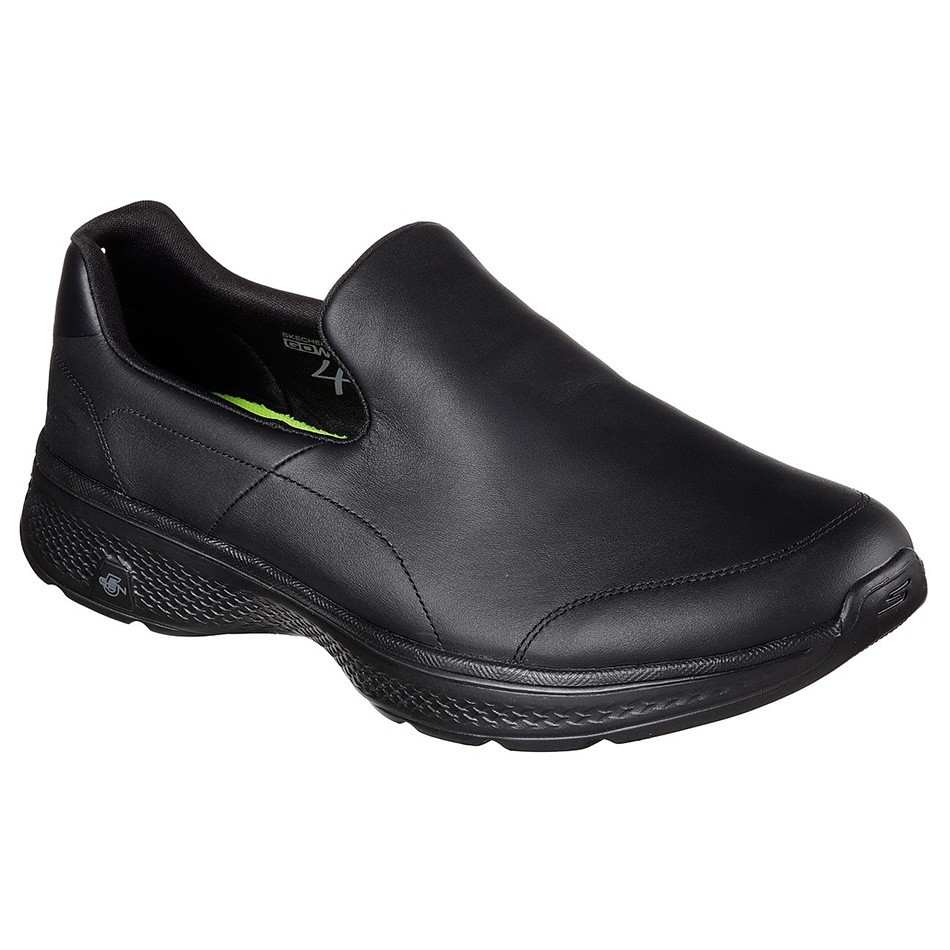 Skechers go walk on sale 4 black leather