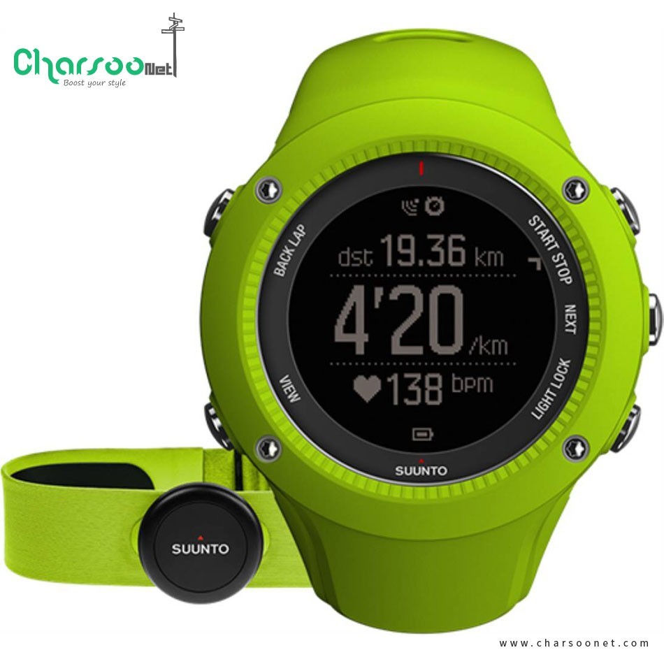 ساعت ورزشی سونتو AMBIT3 RUN LIME (HR)