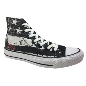 کفش ال استار ساق بلند Converse Black White