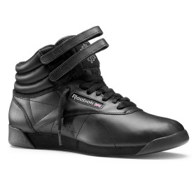 کفش ریباک چسبی زنانه ساقدار مدل Reebok Freestyle مشکی