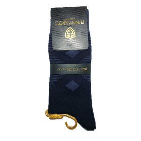 جوراب مردانه ساقدار سرمه ای مدل کلاسیک برند فانی Funny Socks