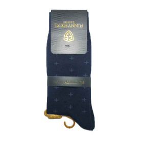 جوراب پسرانه ساقدار سرمه ای مدل کلاسیک Funny Socks