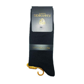 جوراب ساقدار مردانه مشکی مدل کلاسیک فانی Funny Socks
