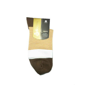 جوراب اسپرت پسرانه نیم ساق Bogaro Socks رنگ قهوه ای