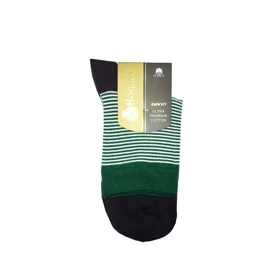 جوراب پسرانه نیم ساق Bogaro Socks رنگ سبز