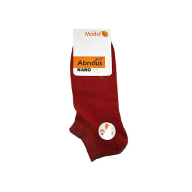 جوراب مچی دخترانه Abnous رنگ آجری