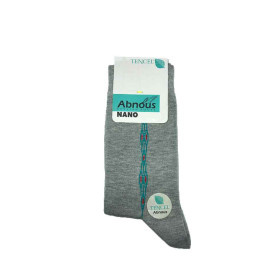 جوراب ساقدار مردانه Abnous رنگ طوسی