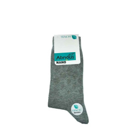 جوراب مردانه نانو آبنوس Abnous  رنگ طوسی