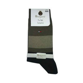 جوراب پسرانه ساقدار بوگارو طرح تامی  رنگ قهوه ای