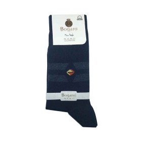 جوراب نانو مردانه بوگارو Bogaro رنگ سرمه ای