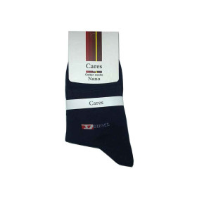 جوراب نیم ساق پسرانه کارس طرح دیزل Cares Diesel رنگ سرمه ای